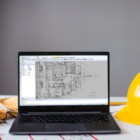 A CAD drafting workspace showcasing the powerful features of CADMATIC Draw's 2D drafting software, including drawing tools and layer management